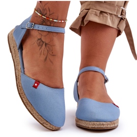 Women's Big Star Platform Espadrilles FF274532 Blue