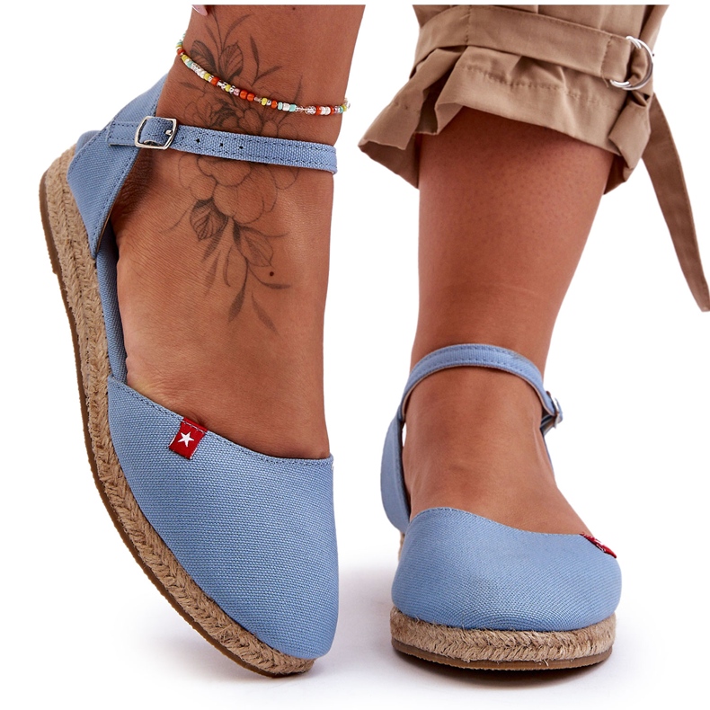 Women's Big Star Platform Espadrilles FF274532 Blue