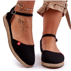 Women's Big Star Platform Espadrilles FF274526 Black Women's Big Star Platform Espadrilles FF274526 Black