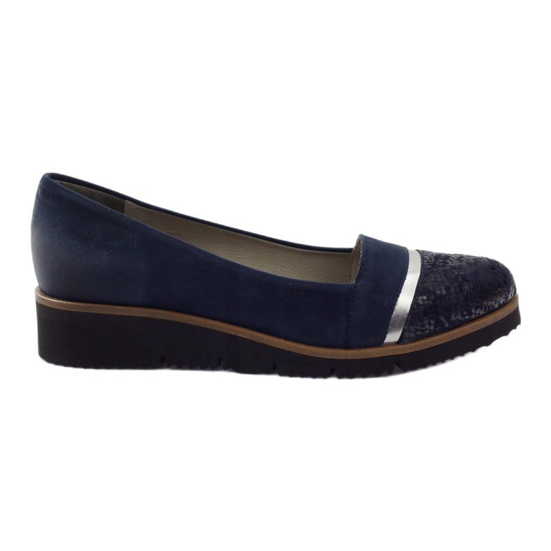 Edeo Women's leather navy blue pumps 2325 Edeo Women's leather navy blue pumps 2325