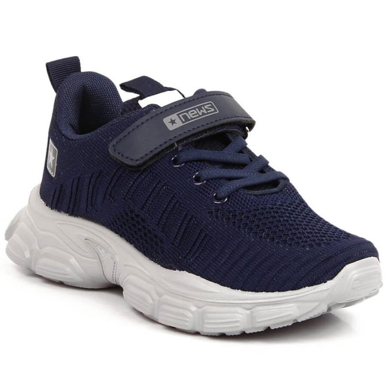 Sports shoes on the News Jr EVE395 platform navy blue