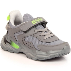 News Jr EVE398B gray platform sports shoes