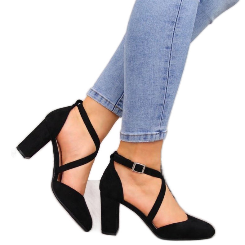 Sandals on the post Sergio Leone W SK248A black