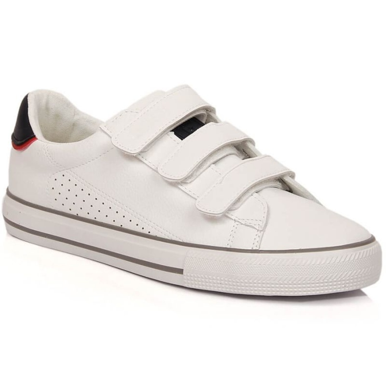 Sneakers made of ecological leather with Velcro Big Star W INT1843A white