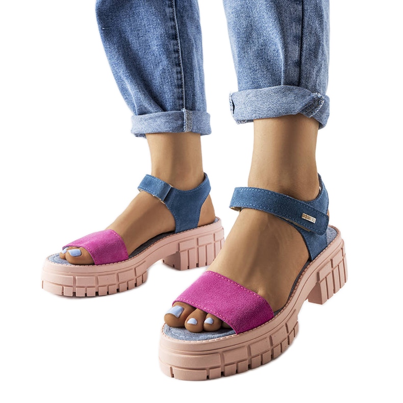 Pink and blue Big Star sandals LL276034