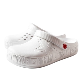Big Star II275003 white slippers
