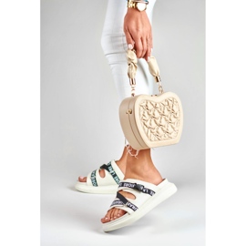 Stylish white slippers from La.Fi Stylish white slippers from La.Fi