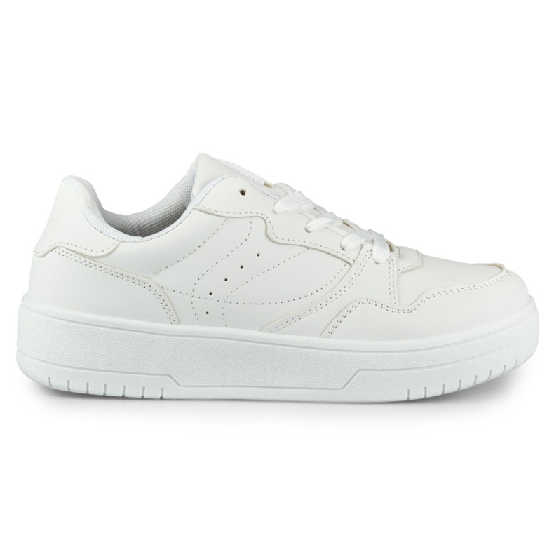 Emili's white classic sneakers