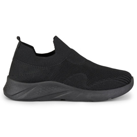 Black sports slip-on shoes Black sports slip-on shoes