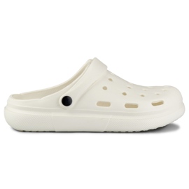 Comfortable soft women's white slippers