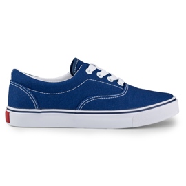 Classic navy blue women's sneakers