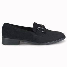 Women's black suede shoes