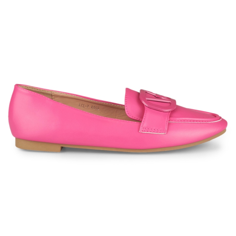 Women's fuchsia shoes made of eco-leather pink
