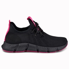 Comfortable lightweight Soft sports shoes black