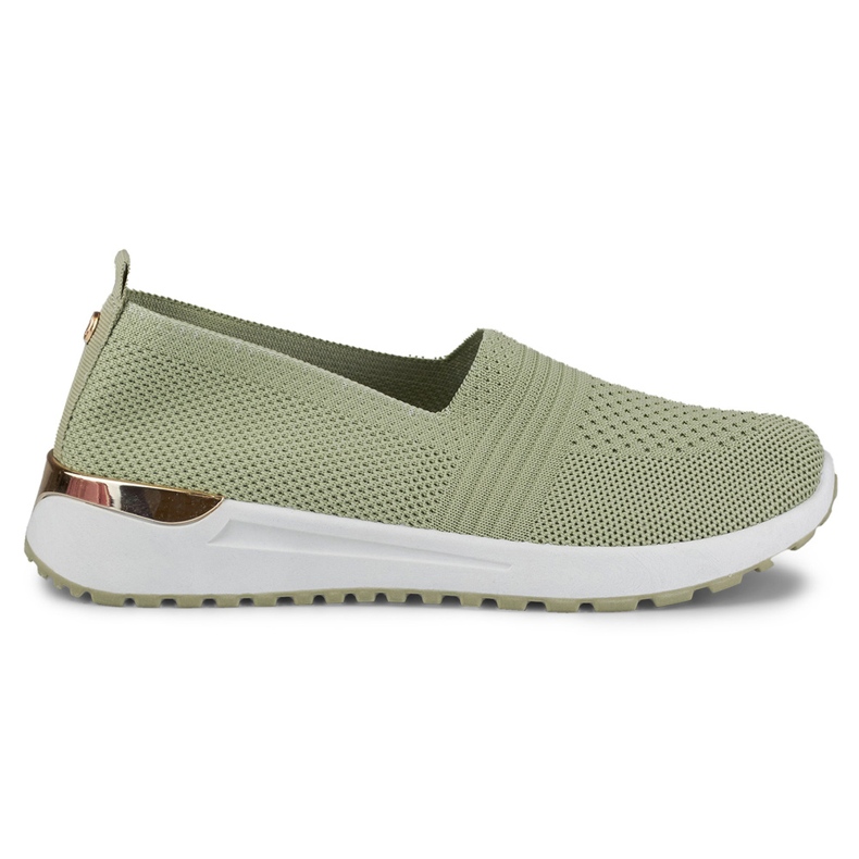 Comfortable, flexible women's casual shoes green
