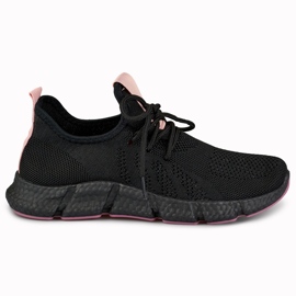 Comfortable lightweight Soft sports shoes black