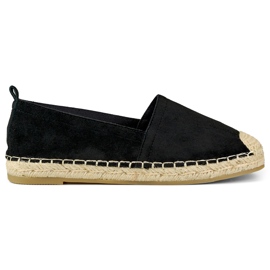 Women's classic black espadrilles