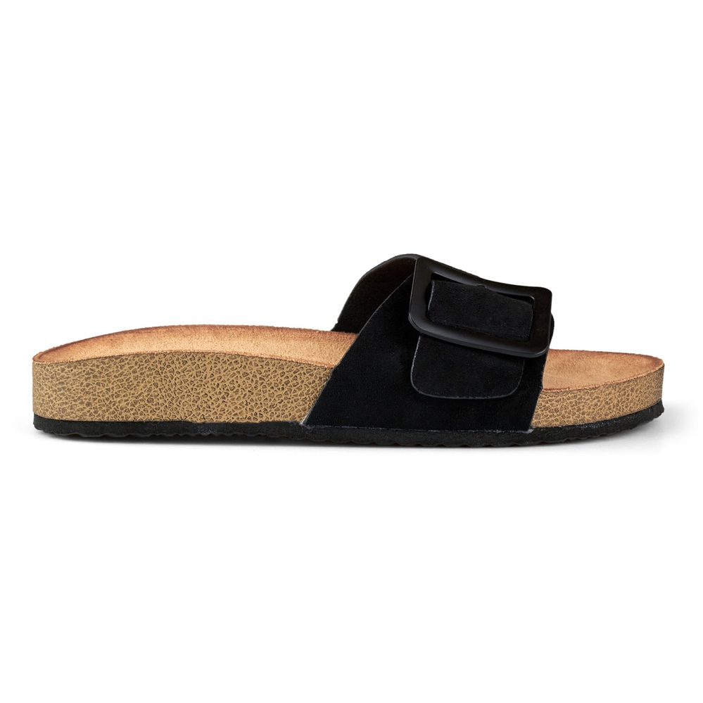 Black sliders womens clearance