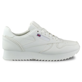 Classic women's white sneakers