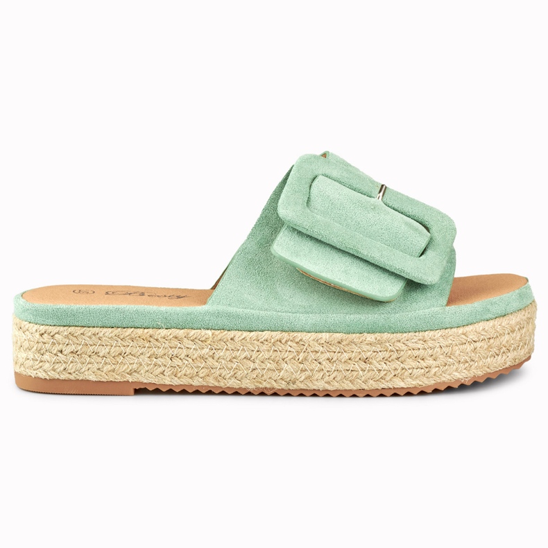 Women's suede turquoise espadrilles blue