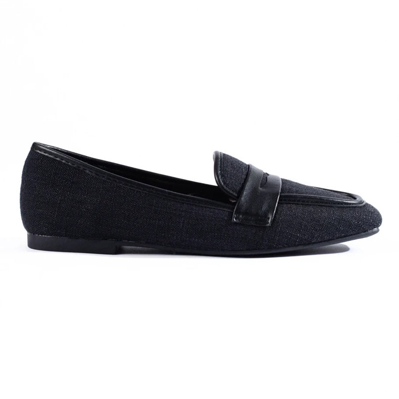 Women's elegant black Shelovet loafers