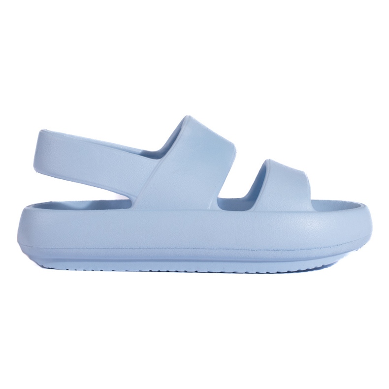 Women's blue Shelovet rubber sandals