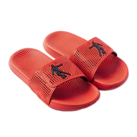 Athens red rubber slippers for children