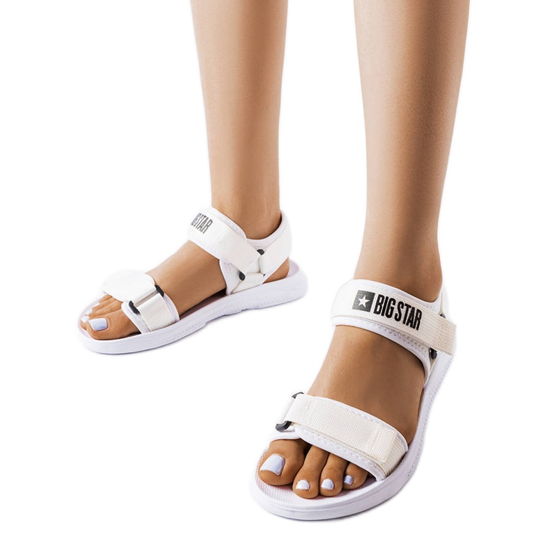 Big Star HH274A026 white sports sandals