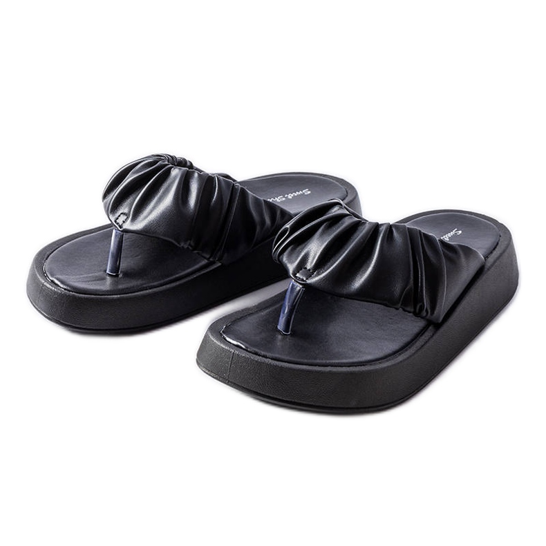 Black flops with a gather
