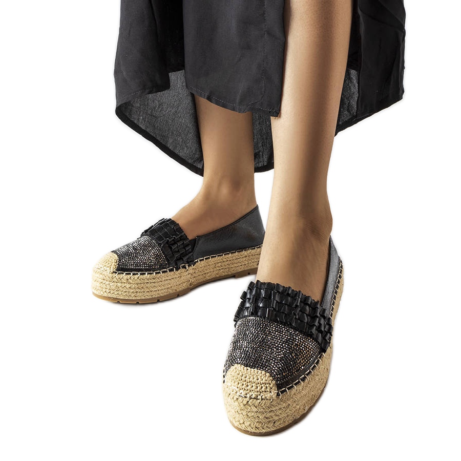 Espadrilles 2025 with rhinestones