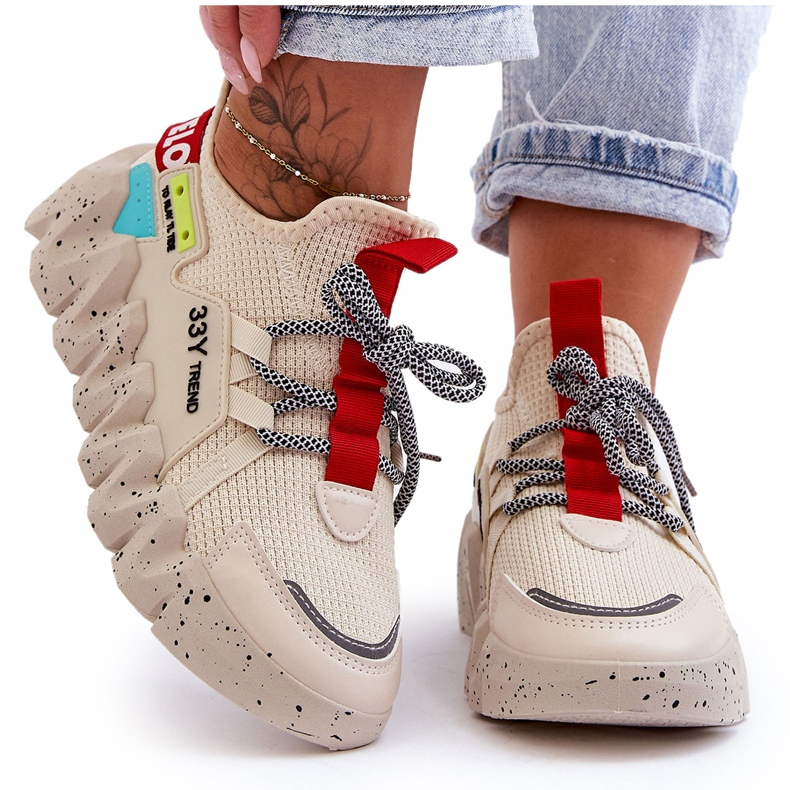 PS1 Fashionable Slip-on Sneakers Beige Evolution