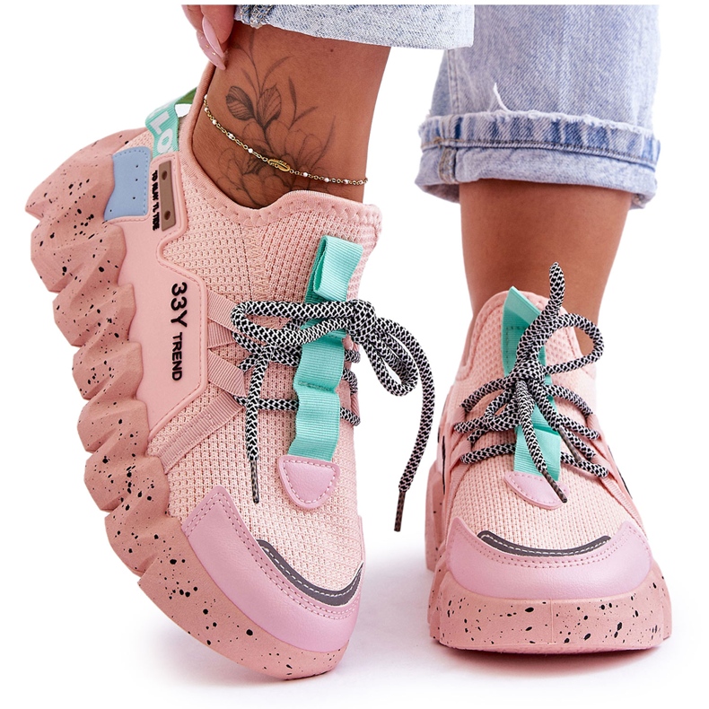 PS1 Fashionable Slip-on Sneakers Light Pink Evolution