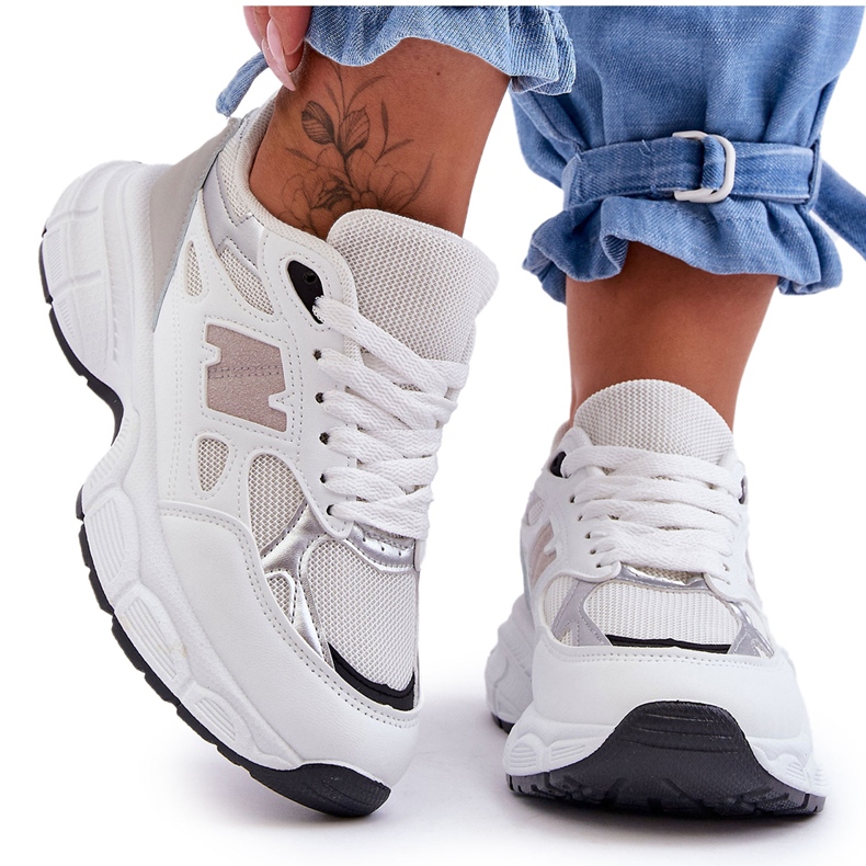 FG2 Fashionable Women's Sports Shoes With Mesh White Venice FG2 Fashionable Women's Sports Shoes With Mesh White Venice