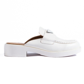 Women's white mules from Shelovet