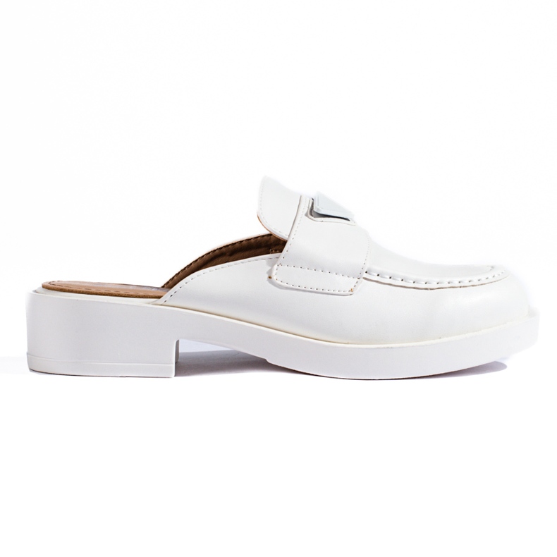 Women's white mules from Shelovet Women's white mules from Shelovet