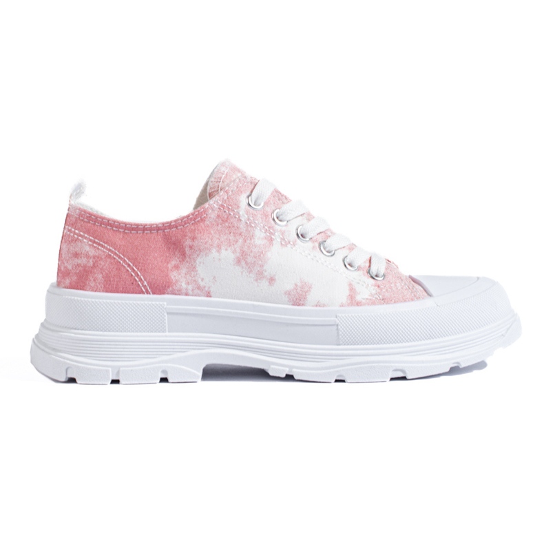 Shelovet pink platform sneakers