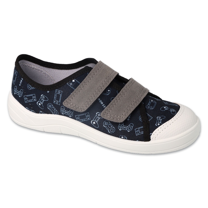Befado children's sneakers 772y001 black with patterns