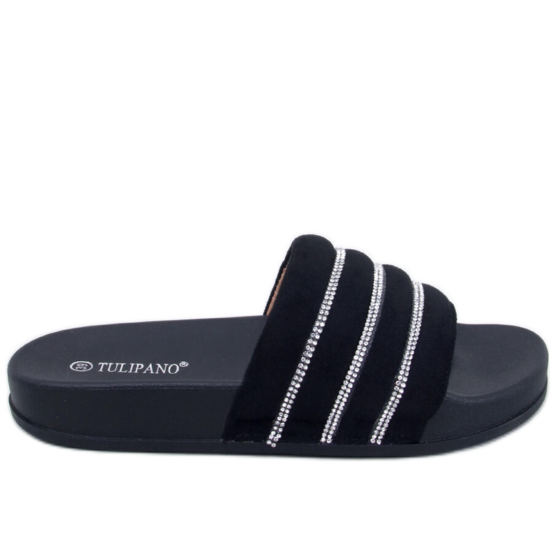Lynne Black rhinestone slides