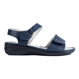 Navy blue comfortable Shelovet women's sandals