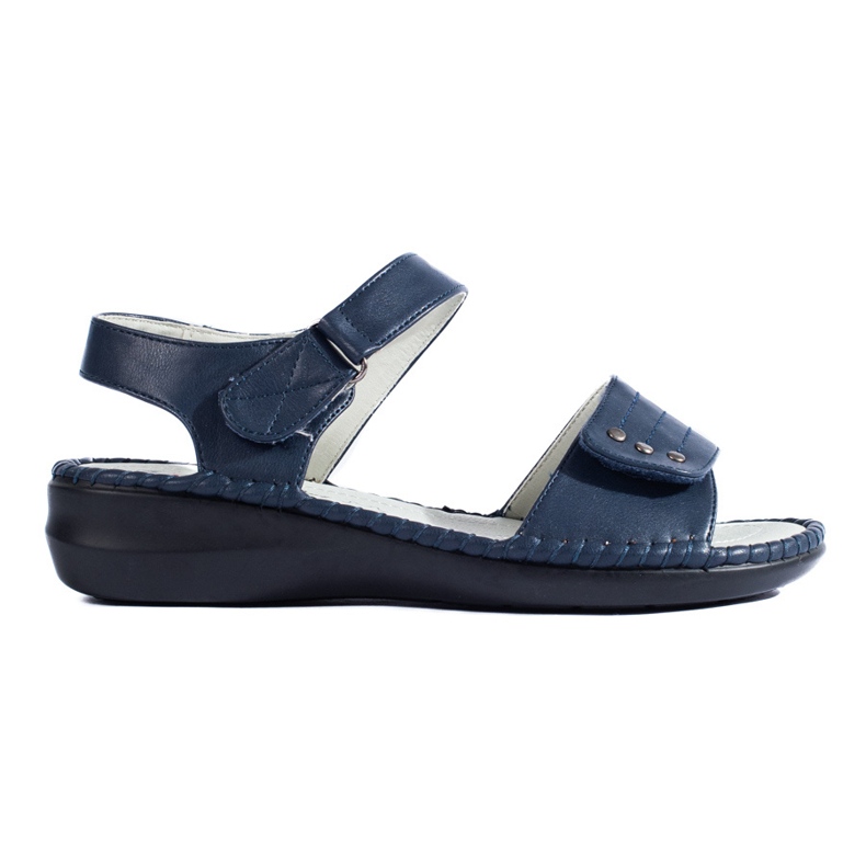 Navy blue comfortable Shelovet women's sandals