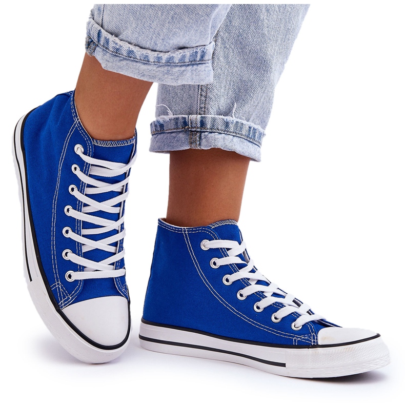 FR1 Women's Classic Sneakers High Blue Remos FR1 Women's Classic Sneakers High Blue Remos