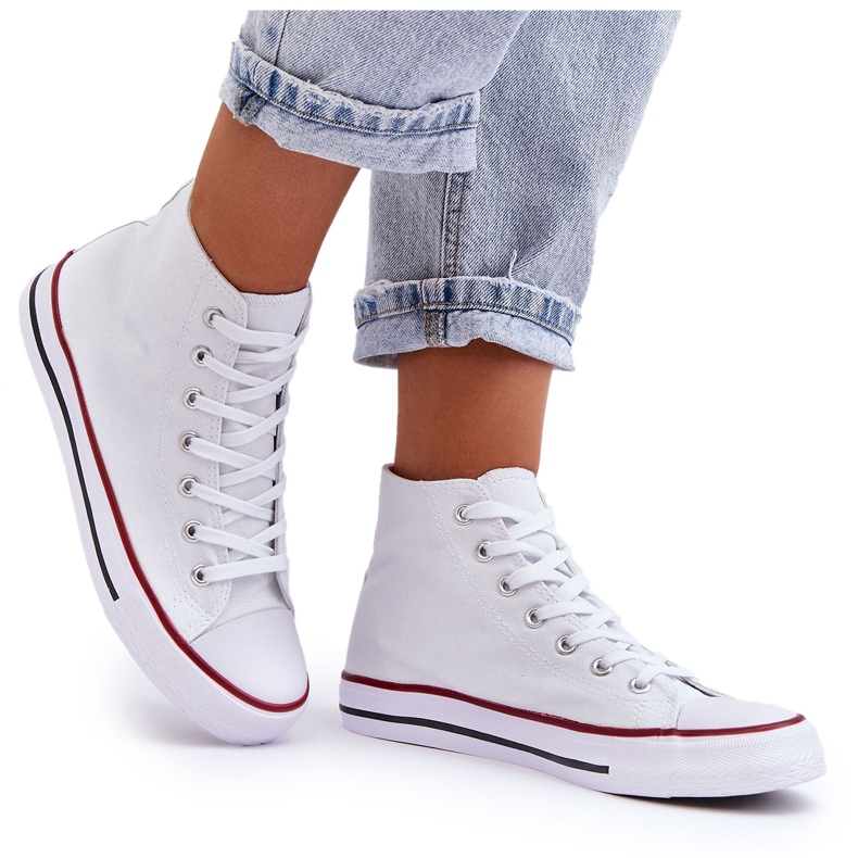 Women's Classic High Top Sneakers White Remos