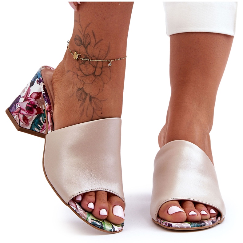 Lewski Shoes Women's Leather High Heels Leski Shoes 3209/K Pearl Beige Lewski Shoes Women's Leather High Heels Leski Shoes 3209/K Pearl Beige