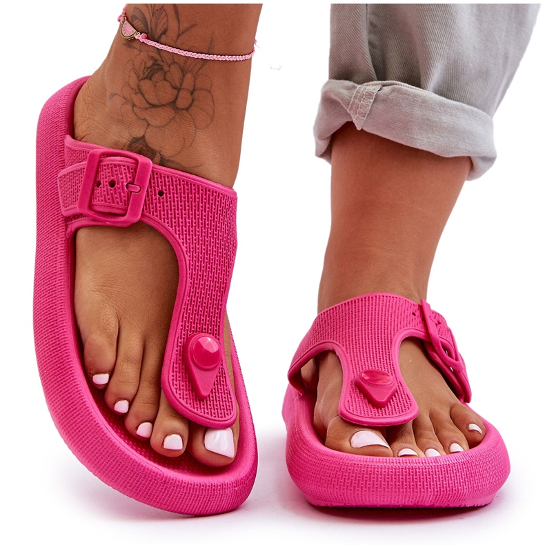Women's Foam Flip Flops Fuchsia Apollo pink