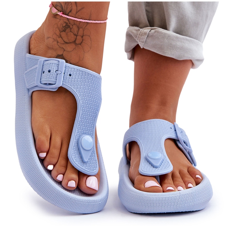 Women's Apollo Blue Foam Flip Flops