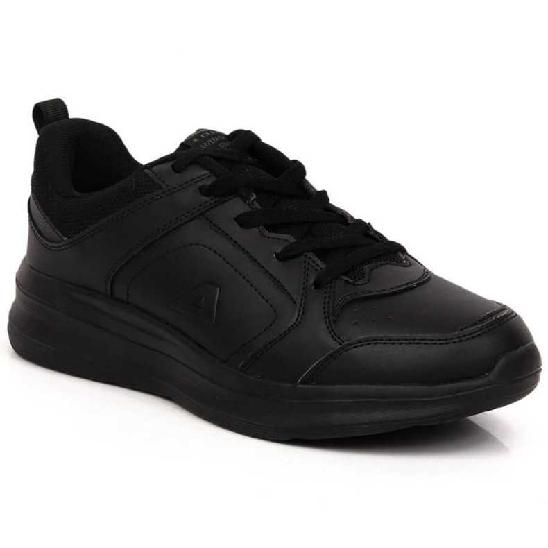 American Club M AM923 black leather sports shoes American Club M AM923 black leather sports shoes