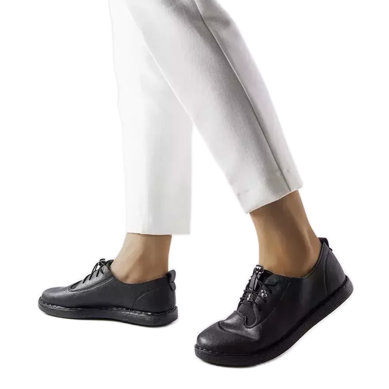 Perrine black lightweight shoes