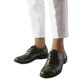 Green brogues