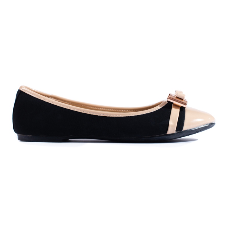 Women's ballet flats with a bow Shelovet black