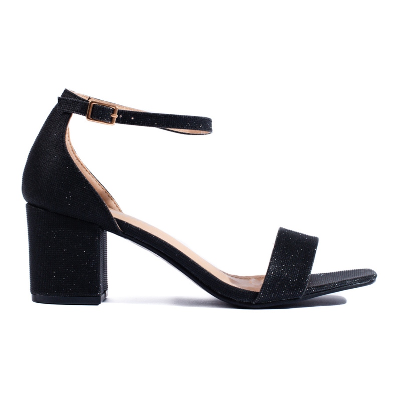 Shelovet black heeled sandals